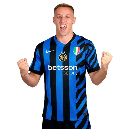 Nike Inter Milan 2024/25 Men's Home Stadium Shirt - Image 4