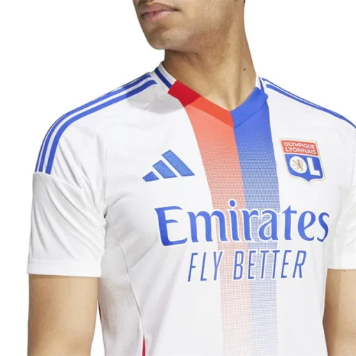 Adidas Olympique Lyon 2024/25 Men's Home Shirt - Image 6