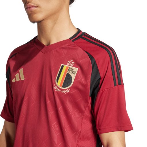 Adidas Belgium 2024/25 Men's Home Shirt - Image 4