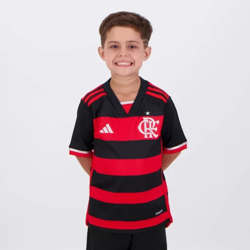 Adidas Flamengo 2024/25 Youth Home Shirt - Image 6