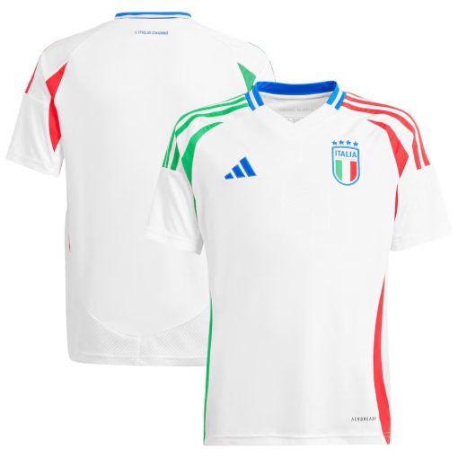 Adidas Italy 2024 Youth Away Shirt - Image 3