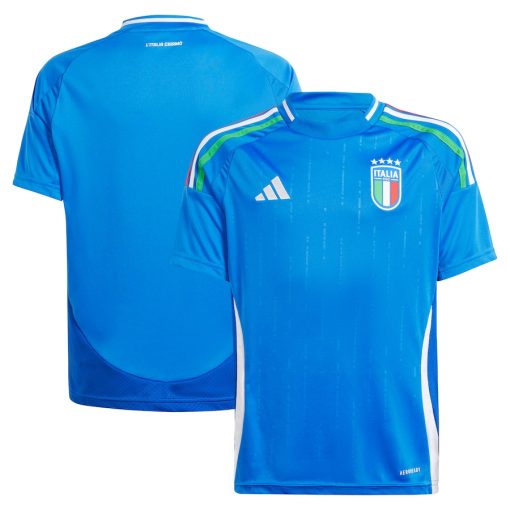 Adidas Italy 2024 Youth Home Shirt - Image 3