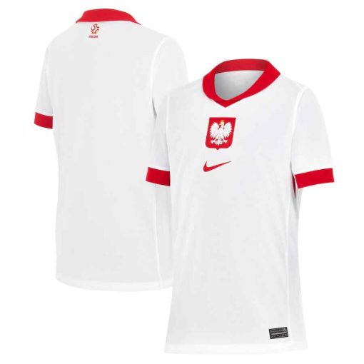 Nike Poland 2024 Youth Home Stadium Shirt - Image 3