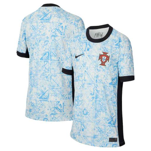 Nike Portugal 2024 Youth Away Stadium Shirt - Image 3