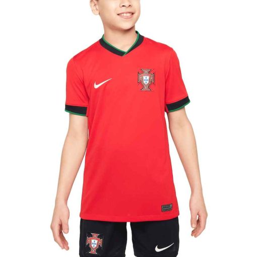 Nike Portugal 2024 Youth Home Stadium Shirt - Image 5