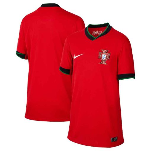 Nike Portugal 2024 Youth Home Stadium Shirt - Image 3