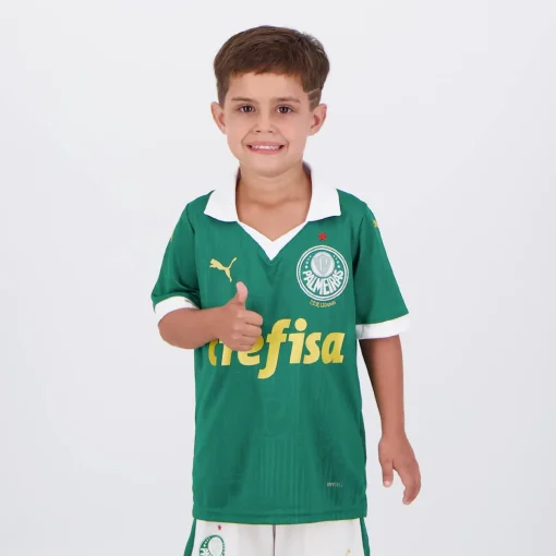 Puma Palmeiras 2024/25 Youth Home Shirt - Image 5