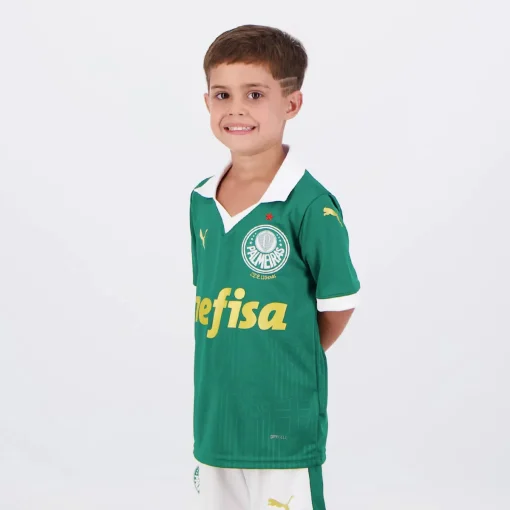 Puma Palmeiras 2024/25 Youth Home Shirt - Image 3