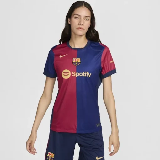 Nike Barcelona 2024/25 Women's Home Stadium Shirt - Image 2