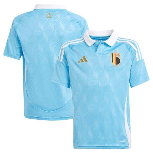 Adidas Belgium 2024/25 Youth Away Shirt - Image 3