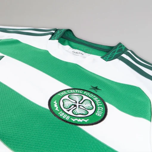 Adidas Celtic 2024/25 Youth Home Shirt - Image 3