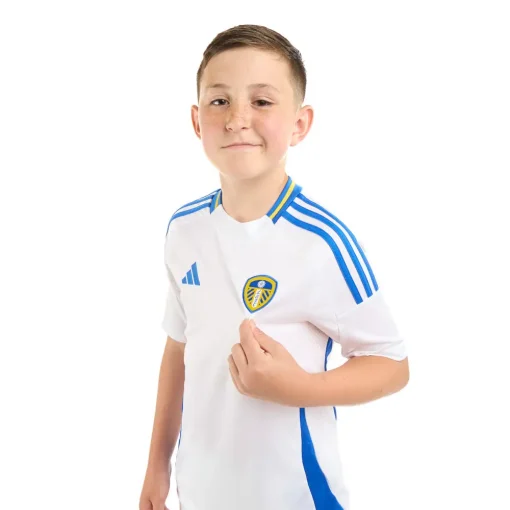 Adidas Leeds United 2024/25 Youth Home Shirt - Image 4