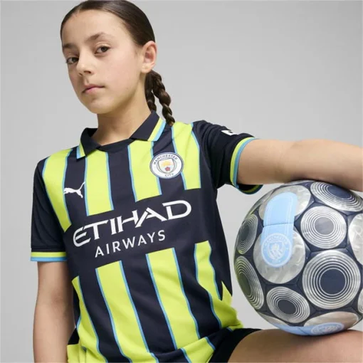 Puma Manchester City 2024/25 Infant Away Shirt & Shorts Set - Image 3