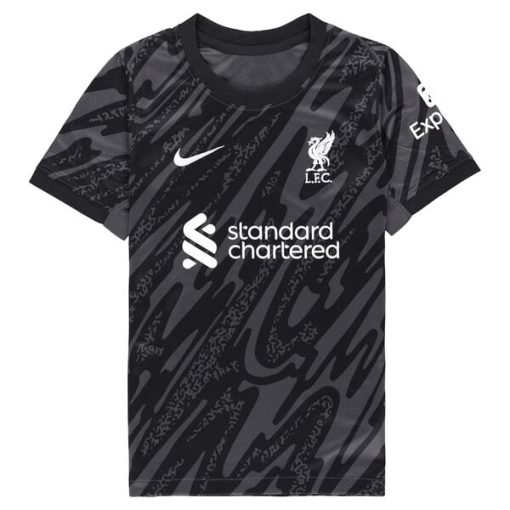 Nike Liverpool 2024/25 Men's Black Goalkeeper Stadium Shirt