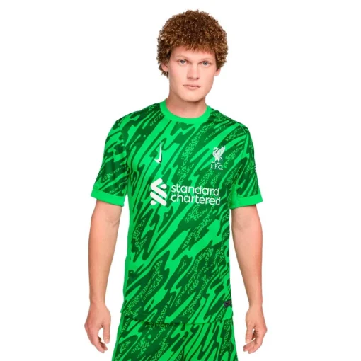 Nike Liverpool 2024/25 Men's Green Goalkeeper Third Stadium Shirt - Image 3