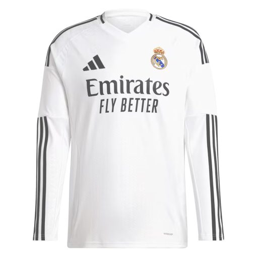 Adidas Real Madrid 2024/25 Men's Long Sleeve Home Shirt