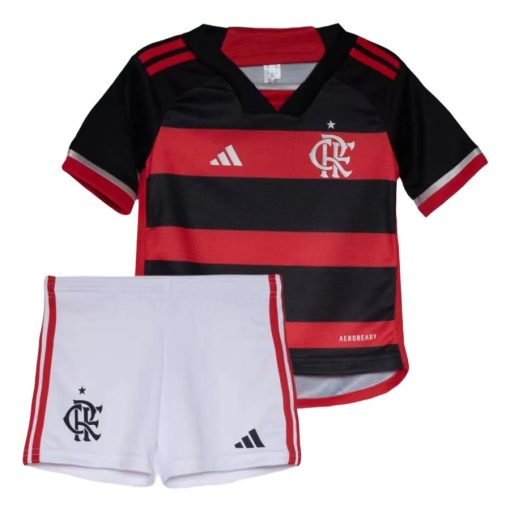 Adidas Flamengo 2024/25 Infant Home Shirt & Shorts Set