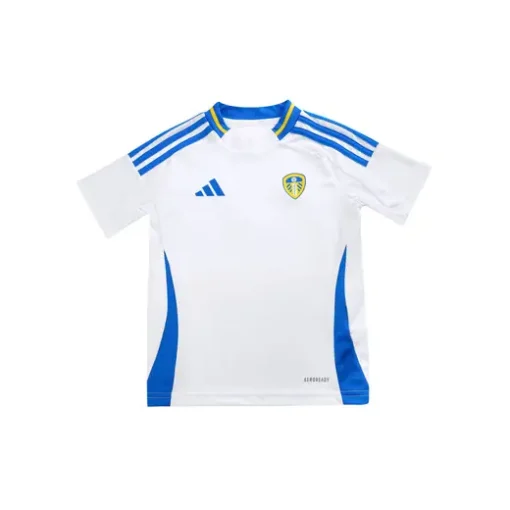 Adidas Leeds United 2024/25 Infant Home Shirt & Shorts Set - Image 2