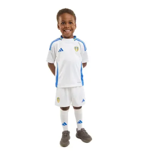 Adidas Leeds United 2024/25 Infant Home Shirt & Shorts Set - Image 4