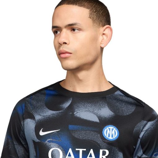 Nike Inter Milan 2024/25 Men's Pre Match Shirt - Image 3