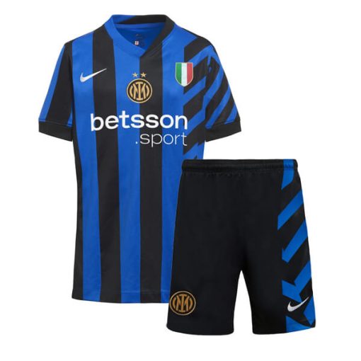 Nike Inter Milan 2024/25 Infant Home Shirt & Shorts Set