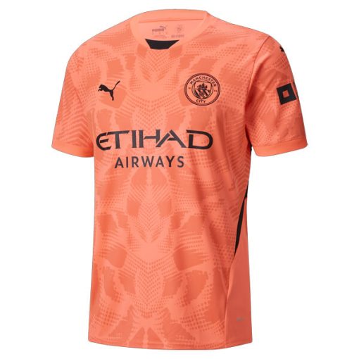 Puma Manchester City 2024/25 Men's Orange Goalkeeper Shirt