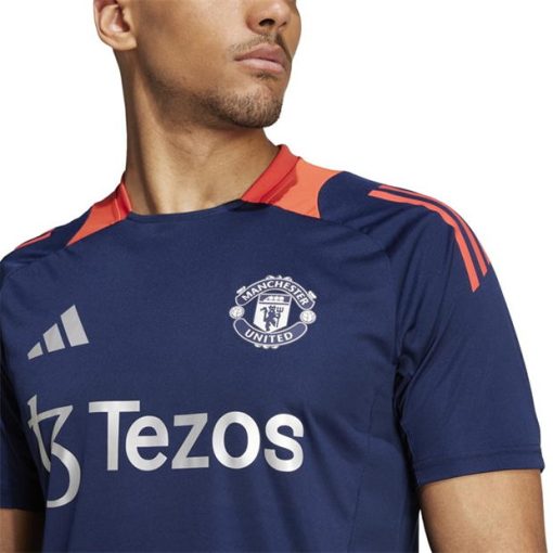 Adidas Manchester United 2024/25 Men's Navy Training Shirt - Image 5