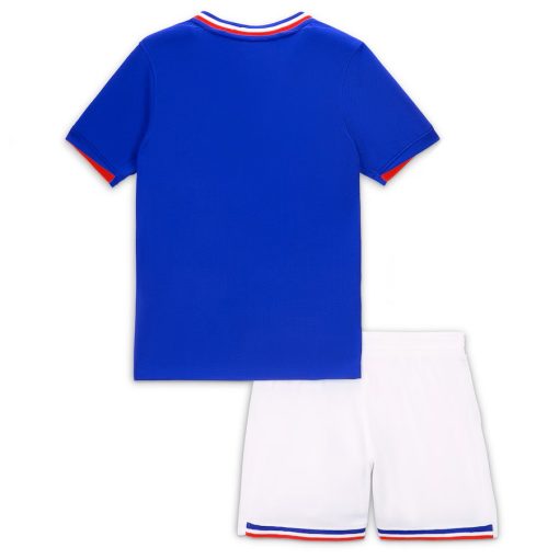 Nike France 2024/25 Infant Home Stadium Shirt & Shorts Set - Image 2