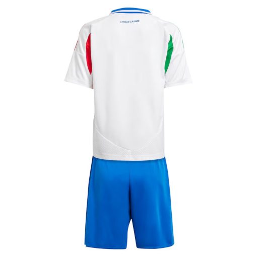 Adidas Italy 2024 Infant Away Shirt & Shorts Set - Image 3
