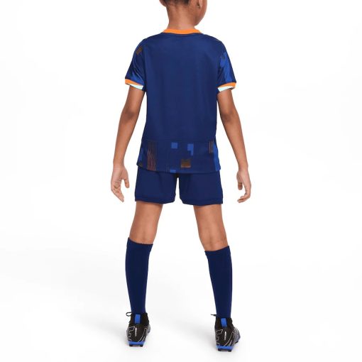 Nike Netherlands 2024 Infant Away Stadium Shirt & Shorts Set - Image 4