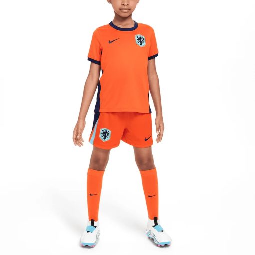 Nike Netherlands 2024 Infant Home Stadium Shirt & Shorts Set - Image 4