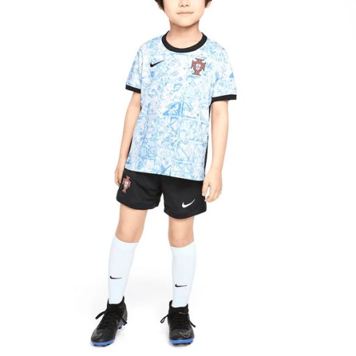 Nike Portugal 2024 Infant Away Stadium Shirt & Shorts Set - Image 3