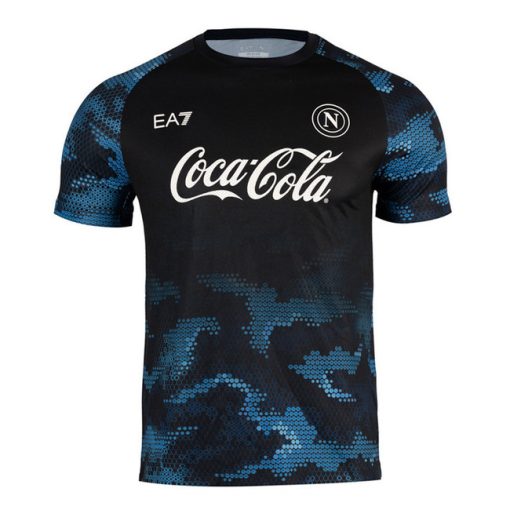 EA7 Napoli 2024/25 Men's Navy Blue Training Shirt