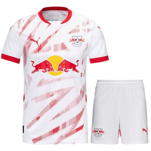 Puma RB Leipzig 2024/25 Infant Home Shirt & Shorts Set