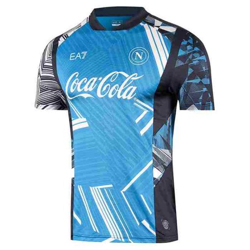 EA7 Napoli 2024/25 Men's Pre Match Shirt - Image 3