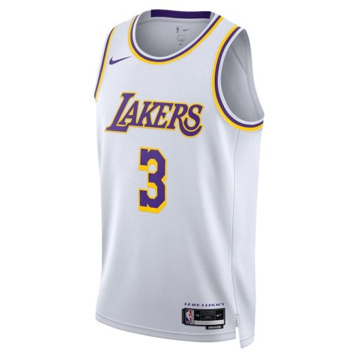 Nike Los Angeles Lakers #3 Anthony Davis Unisex Swingman Jersey - Association Edition - White