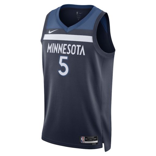 Nike Minnesota Timberwolves #5 Anthony Edwards Unisex Swingman Jersey - Icon Edition - Navy