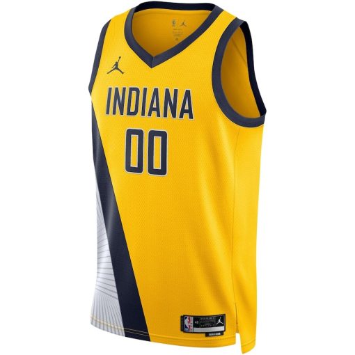 Jordan Indiana Pacers #00 Bennedict Mathurin Unisex Swingman Jersey - Statement Edition - Gold