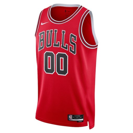 Nike Chicago Bulls #00 Unisex Swingman Custom Jersey Red - Icon Edition