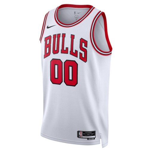 Nike Chicago Bulls #00 Unisex Swingman Custom Jersey White - Association Edition