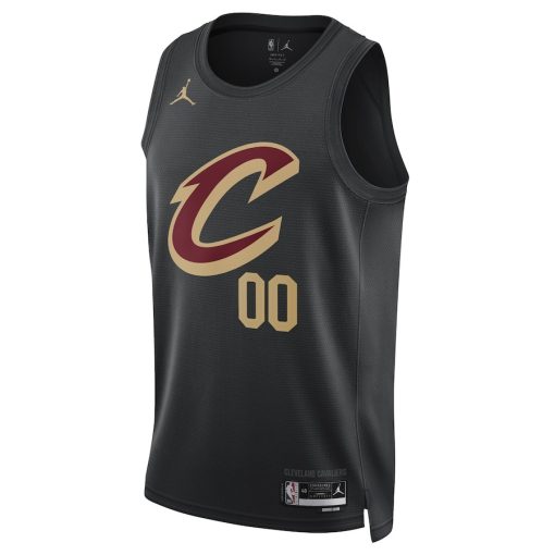 Jordan Cleveland Cavaliers #00 Unisex 2022/23 Swingman Custom Jersey - Statement Edition - Black