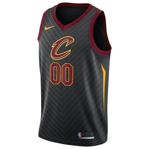 Nike Cleveland Cavaliers #00 Swingman Custom Jersey Black - Statement Edition