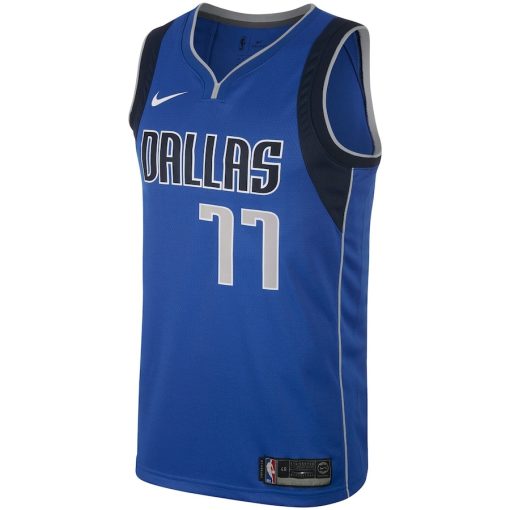 Nike Dallas Mavericks #77 Luka Doncic Men's Swingman Jersey - Royal