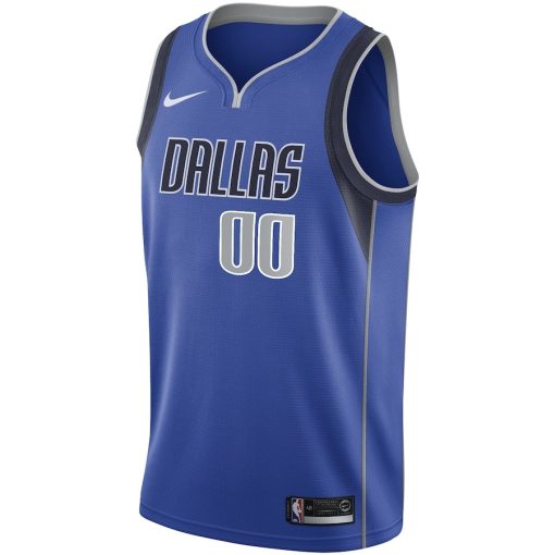 Nike Dallas Mavericks #00 Swingman Custom Jersey Blue - Icon Edition