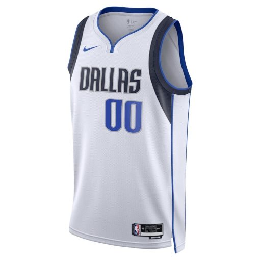 Nike Dallas Mavericks #00 Unisex Swingman Custom Jersey White - Association Edition