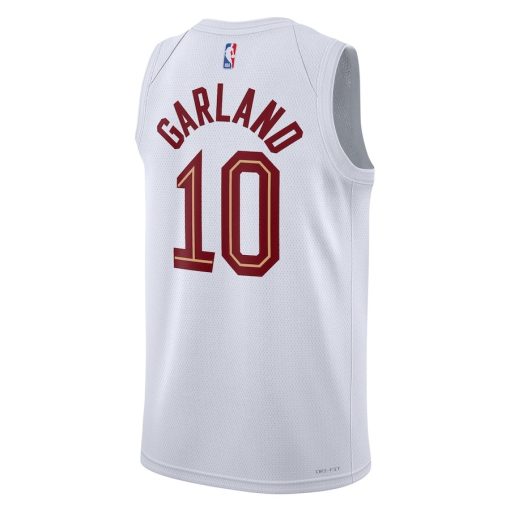 Nike Cleveland Cavaliers #10 Darius Garland Unisex Swingman Jersey - Association Edition - White - Image 2