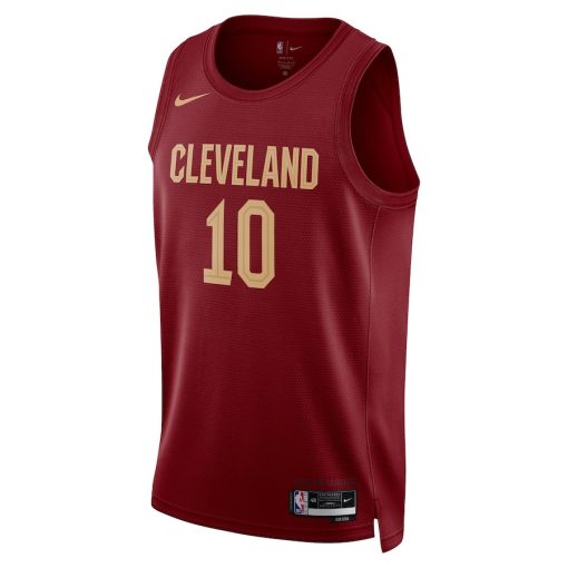 Nike Cleveland Cavaliers #10 Darius Garland Unisex Swingman Jersey - Icon Edition - Wine