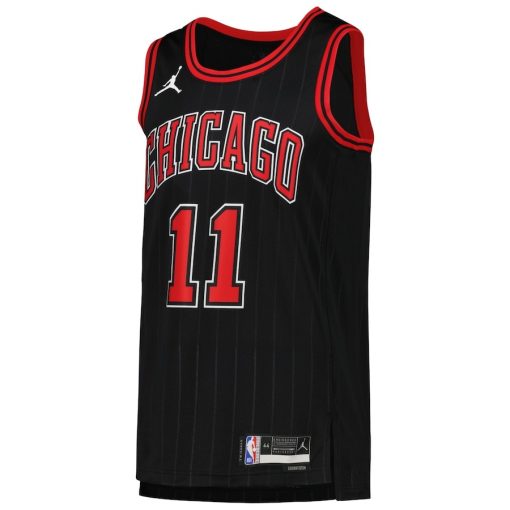 Jordan Chicago Bulls #11 DeMar DeRozan Unisex Swingman Jersey - Statement Edition - Black