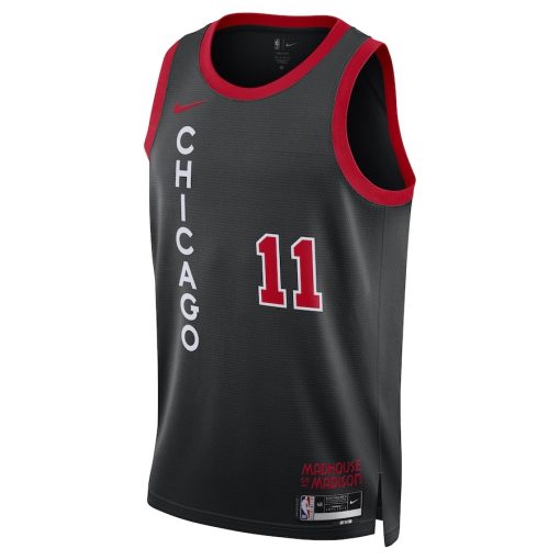 Nike Chicago Bulls #11 DeMar DeRozan Unisex 2023/24 Swingman Jersey - Black - City Edition