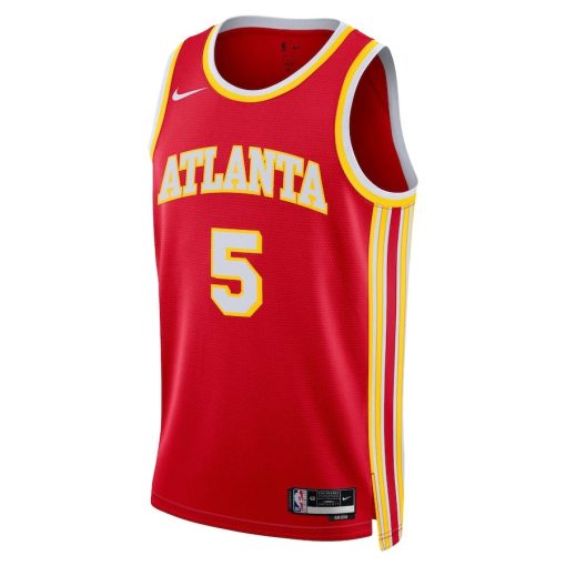 Nike Atlanta Hawks #5 Dejounte Murray Unisex Swingman Jersey - Icon Edition - Red